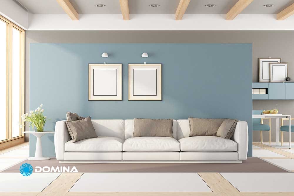 Un divano dopo il servizio di pulizia divani di Domina Pulizie a Milano.